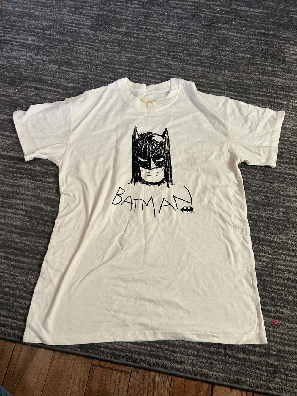 White Batman Graphic Tee